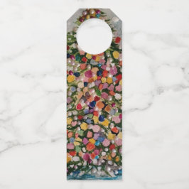 ETIQUETA PARA GARRAFA ÁRVORE DE NATAL