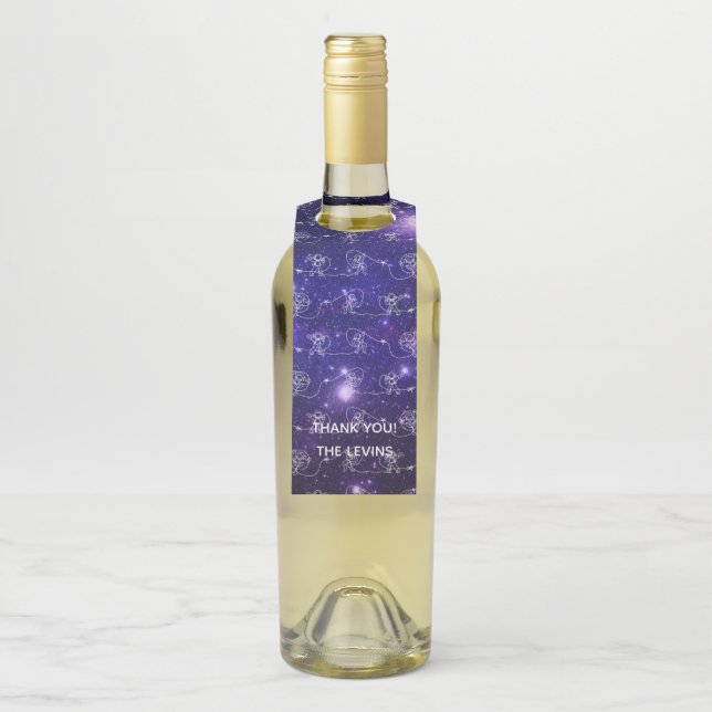 Etiqueta Para Garrafa Astronauta (Na garrafa)