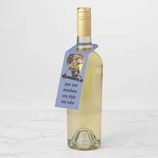 Etiqueta Para Garrafa Auge bonito um passarinho da vaia