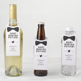 Etiqueta Para Garrafa Baby Making Potion Bottle Hanger Tags