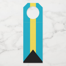 Etiqueta Para Garrafa bandeira das Bahamas