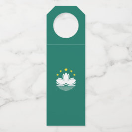 Etiqueta Para Garrafa Bandeira de Macau