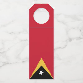 Etiqueta Para Garrafa bandeira de Timor Leste