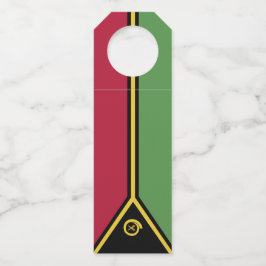 Etiqueta Para Garrafa bandeira de Vanuatu