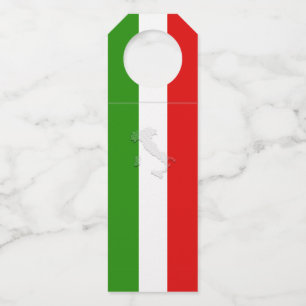 Etiqueta Para Garrafa Bandeira italiana