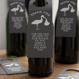 Etiqueta Para Garrafa Bebê Novo, Obrigado Enfermeira Enfermeira.