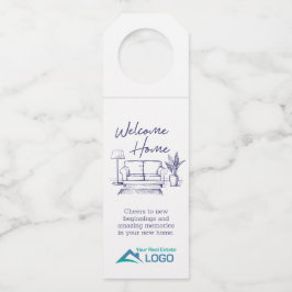 Etiqueta Para Garrafa Bem-vindo ao Home Custom Estate