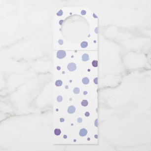 Etiqueta Para Garrafa bolinhas pintadas à mão