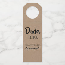 Cara Bro - Proposta engraçada para padrinhos do no
