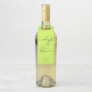 Etiqueta Para Garrafa Celebração da Festa Cyber Lime Jet Black Signature