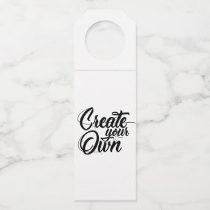 Etiqueta Para Garrafa Crie o seu - Etiqueta de Garrafa