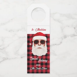 Etiqueta Para Garrafa Diversos Papais noeis especiais de entrega Xadrez 