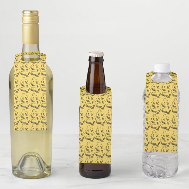 Etiqueta Para Garrafa dólar de ouro (In Situ)
