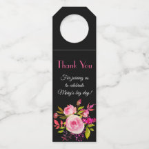 Elegante Floral Watercolor Obrigado Por Se Juntar 