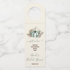 Etiqueta Para Garrafa Encontre o Amor, Abóbora Azul, Chás de Noiva Flora