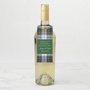 Etiqueta Para Garrafa Etiqueta de Favor de Garrafa de Vinho Gordon Dress