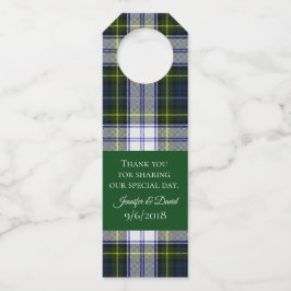 Etiqueta Para Garrafa Etiqueta de Favor de Garrafa de Vinho Gordon Dress