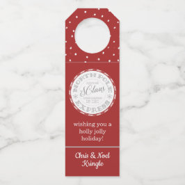 Etiqueta Para Garrafa Expresso do Polo Norte | Selo de papais noeis | En