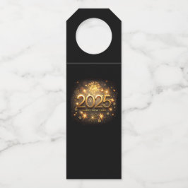 Etiqueta Para Garrafa Feliz Ano Novo 2025