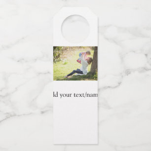 Etiqueta Para Garrafa Foto da família filha mãe adicionar nome texto ima