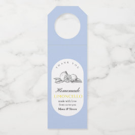 Etiqueta Para Garrafa Garrafa de Limoncello de Casamento Elegante Modern