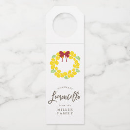 Etiqueta Para Garrafa Grinalda de Limoncello