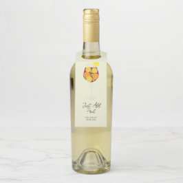 Etiqueta Para Garrafa Kit de Mistura de Coquetel de Vinho Sangria Basta