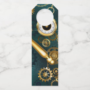 Etiqueta Para Garrafa Lupa no estilo Steampunk