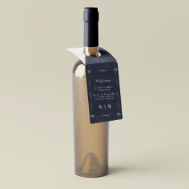 Etiqueta Para Garrafa Marcadores de Garrafa de Casamento Lua Prata Celes