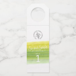 Etiqueta Para Garrafa Marcas de número de garrafa de degustação de vinho