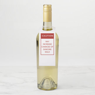 Etiqueta Para Garrafa May Increase Solo Dancing, Bottle Tag
