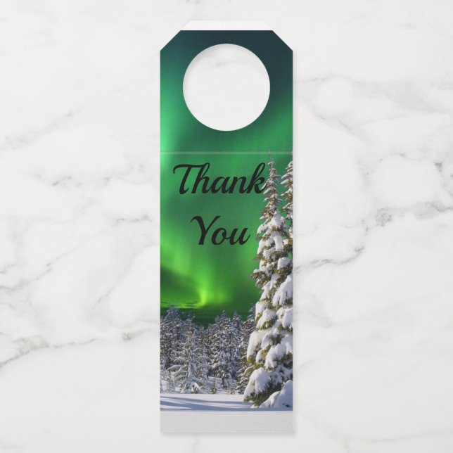 Etiqueta Para Garrafa Nortes durante o inverno (Frente)