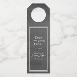 Etiqueta Para Garrafa Pergaminho Vintage Envelhecido Seu Rótulo Privado 