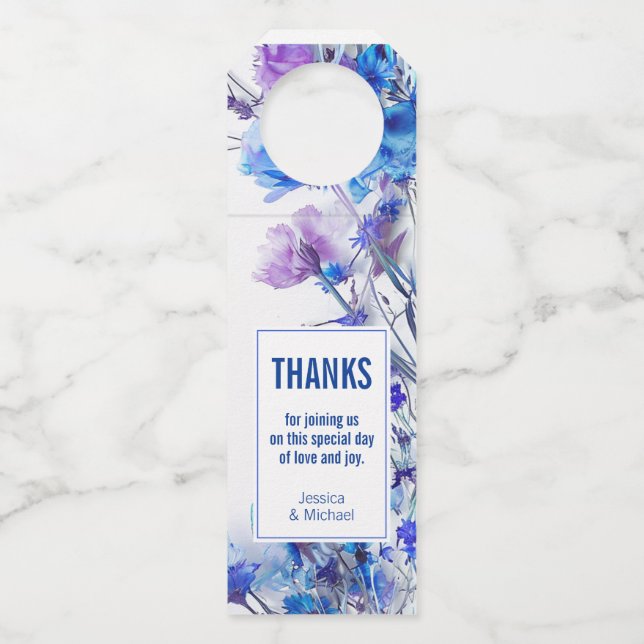 Etiqueta Para Garrafa Sonhos Doces de Centáurea (Frente)