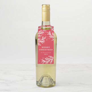 Etiqueta Para Garrafa Tag do cair da garrafa do feriado da maravilha do