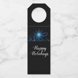 Etiqueta Para Garrafa Véspera de Ano Novo em Paris