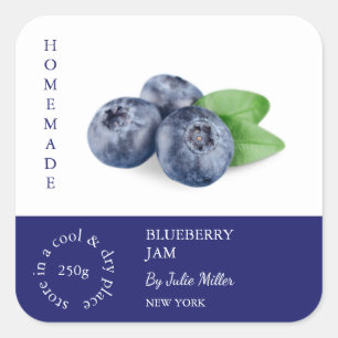 Etiqueta para Pequenas Empresas Blueberry