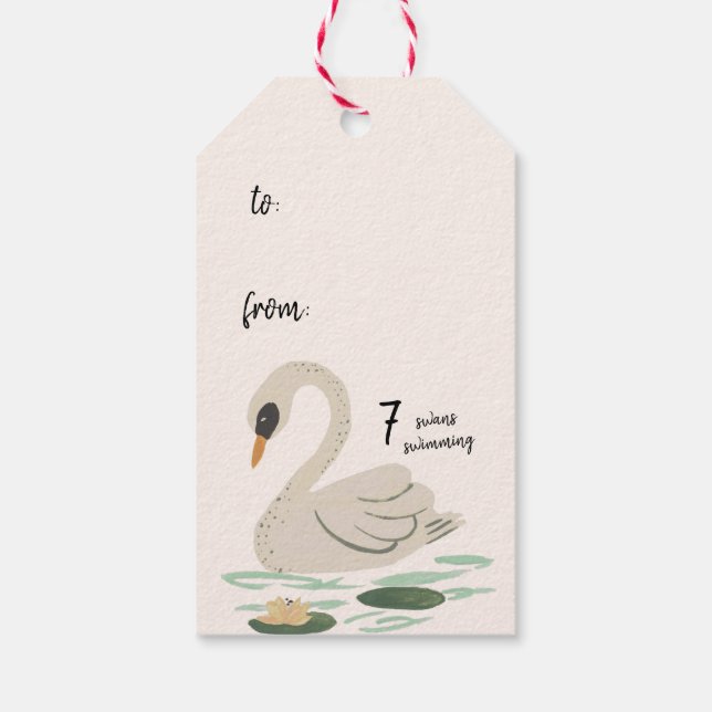 Etiqueta Para Presente 12 dias de Natal (Verso)
