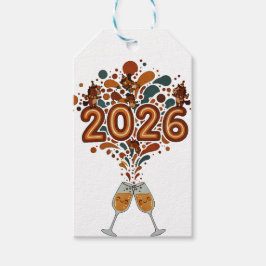 Etiqueta Para Presente 2026 Pony Party Splash – Whimsical New Year Celebr