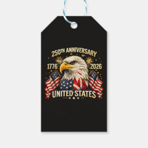 Etiqueta Para Presente 250º Aniversário Estados Unidos 1776-2026
