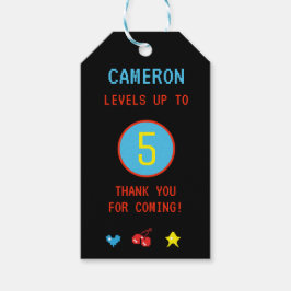 Etiqueta Para Presente 5 de Jogador Personalizado Aniversário Obrigado