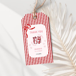 Etiqueta Para Presente 6 7 Birthday for Girls, Pink Kids 7th Birthday