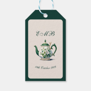 Etiqueta Para Presente 90 Birthday Tea Party Green Regence Aniversário