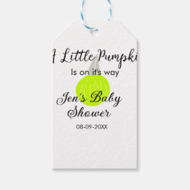 Etiqueta Para Presente A abóbora de neon verde está a caminho