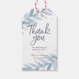 Etiqueta Para Presente A aquarela azul deixa obrigado você favorece as et