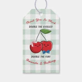 Etiqueta Para Presente A Boy and Girl Twins Baby Shower 