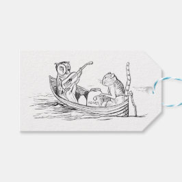 Etiqueta Para Presente A Coruja e o Pussycat (por Edward Lear)