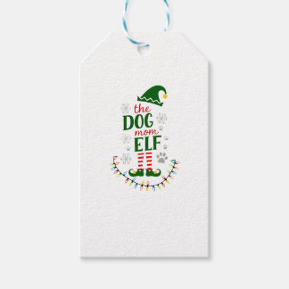 Etiqueta Para Presente A Mãe Cachorro Elfa Natal Cachorros engraçados ama