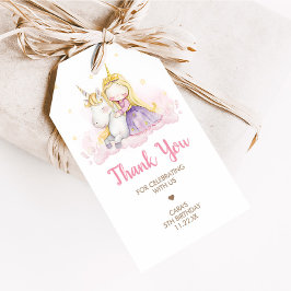 Etiqueta Para Presente A Magical Day Unicorn Birthday Party Favor Tags