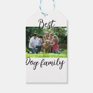 Etiqueta Para Presente A melhor família de cachorros mãe pai animal de es